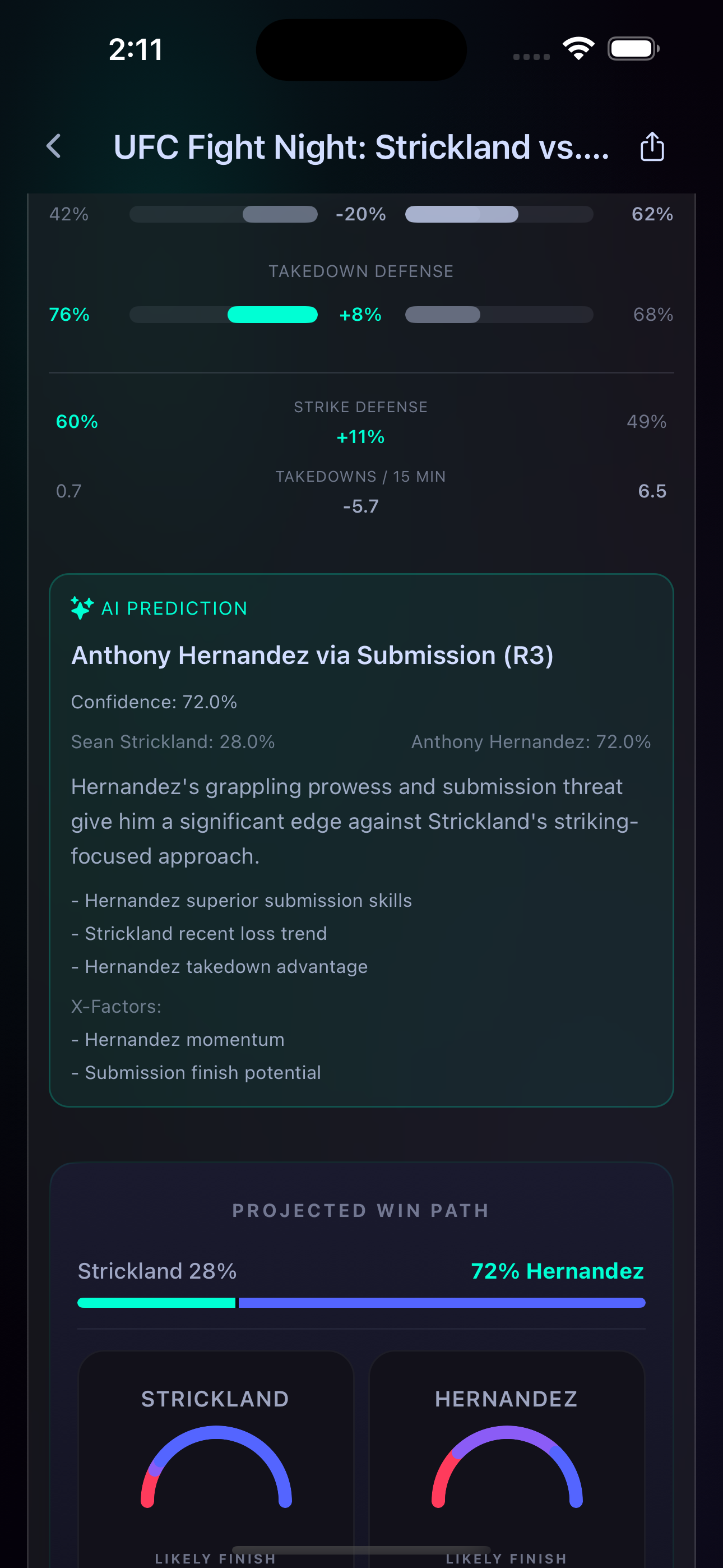AI Analysis screenshot